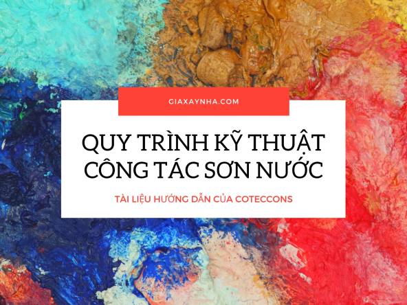 Quy trinh ky thuat cong tac Son nuoc Cong ty Coteccons
